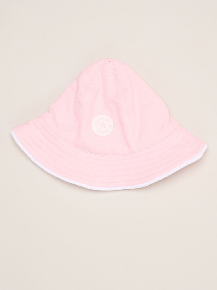 Rock-A-Bye Baby Boutique Pink Star Romper and Hat Outfit Set - Image 5 of 5