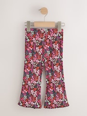 Choco Florecitas - Leggings acampanados de canalé (3 meses-7 años) - Imagen 6 de 8