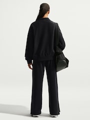 Schwarz - Nike One Polar Fleece Cardigan - Bild 3 von 5