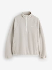 Nike Cream Sportswear Oversized Fleece Long-Sleeve Fleece - Image 1 of 1
