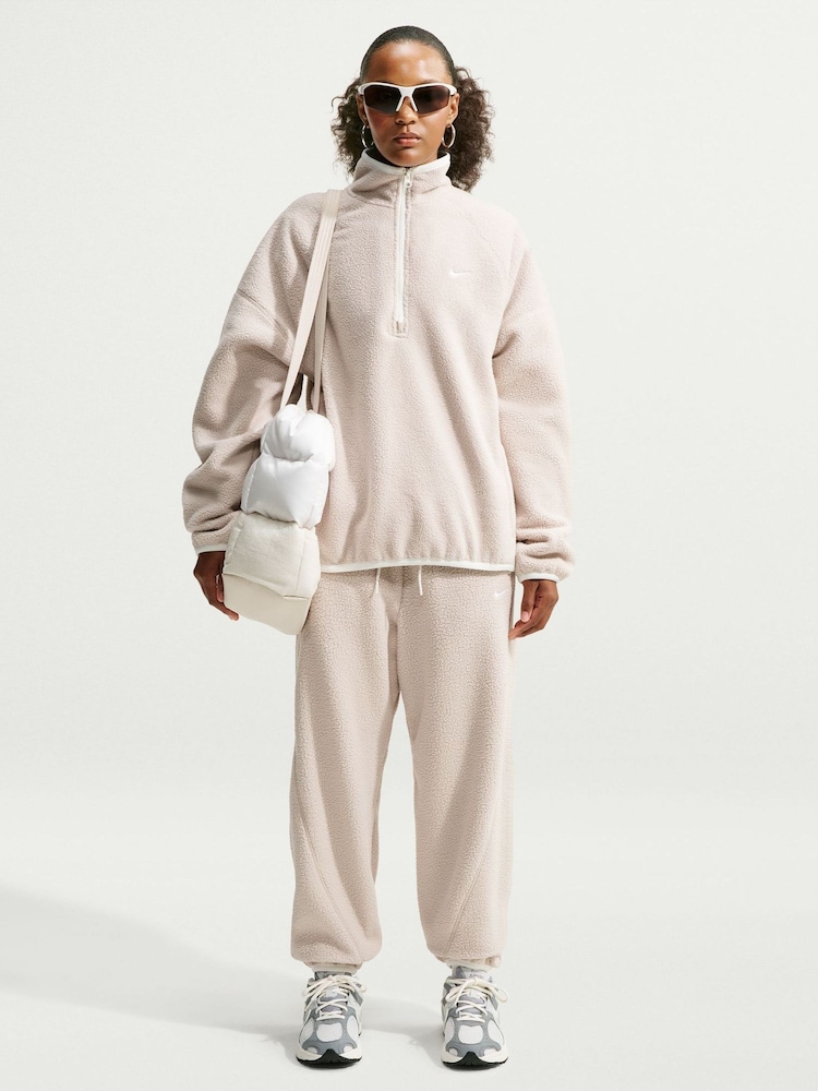 Nike Cream Sportswear Oversized Fleece Long-Sleeve Fleece - Image 2 of 6
