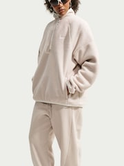Nike Cream Sportswear Oversized Fleece Long-Sleeve Fleece - Image 3 of 6