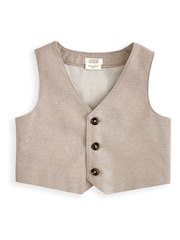 Mamas & Papas Brown Smart Suit 4 Piece - Image 4 of 6