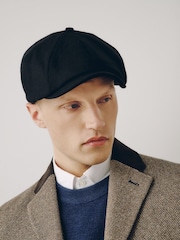 Black Bakerboy Hat - Image 1 of 6