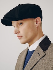 Black Bakerboy Hat - Image 2 of 6