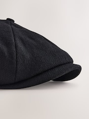 Black Bakerboy Hat - Image 4 of 6