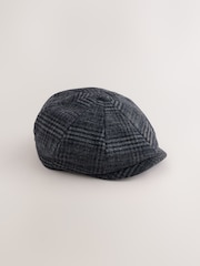Grey Check Bakerboy Hat - Image 3 of 6