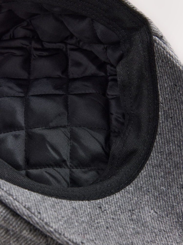 Light Grey Bakerboy Hat - Image 6 of 6 Light Grey Bakerboy Hat - Image 6 of 6