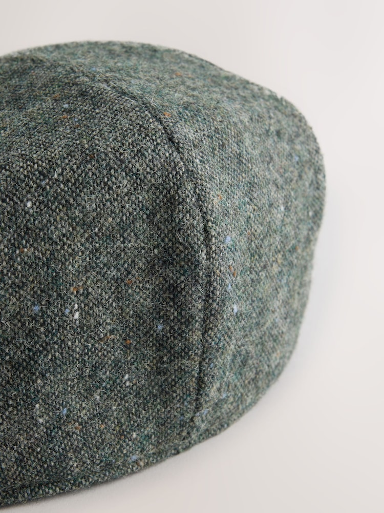Khaki Green Bakerboy Hat - Image 5 of 5 Khaki Green Bakerboy Hat - Image 5 of 5