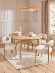 Hayford Herringbone 4 to 6 Seater Extending Dining Table - Bild 1 von 6