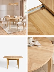Hayford Herringbone 4 to 6 Seater Extending Dining Table - Bild 5 von 6