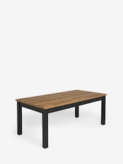 Dark Natural Bronx 6 to 10 Seater Extending Dining Table - Image 6 of 10