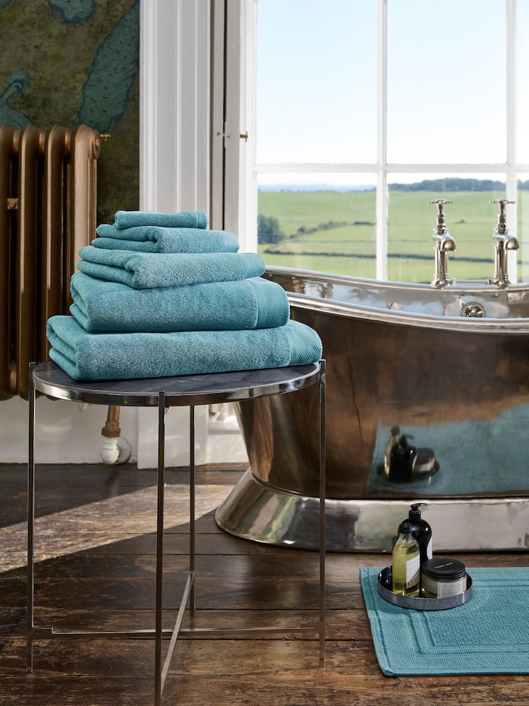 Christy Denim Luxe Heavyweight 100% Turkish Cotton Towel - Image 1 of 4