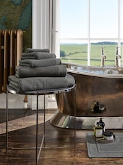 Christy Soot Luxe Heavyweight 100% Turkish Cotton Towel - Image 1 of 3