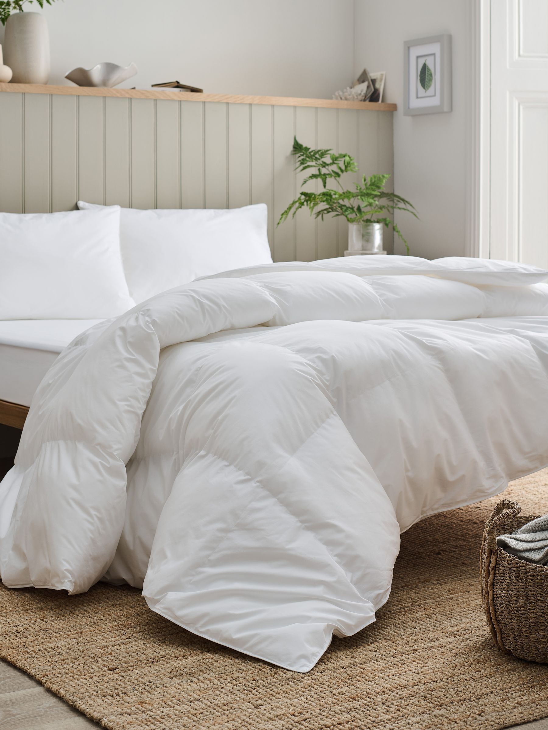 Christy Unisex White Cloud Loft Down-Like 13.5 Tog Winter Filled Duvet - Image 5