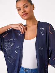 Roman ポインテル ハート ニット カーディガン - 画像 4 / 5