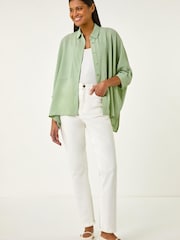 Roman Green Relaxed Smart Stretch Shirt - Image 2 of 5