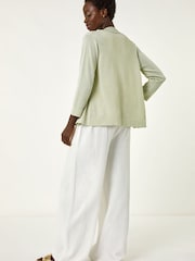 Roman Green Shimmer Detail Shrug Cardigan - Image 3 of 5