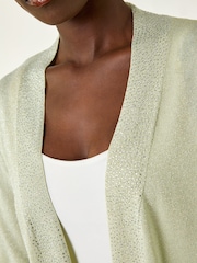 Roman Green Shimmer Detail Shrug Cardigan - Image 5 of 5
