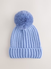 Mavi - Rib Pom Beanie (3ay-16il) - 3şəkildən 1 şəkil