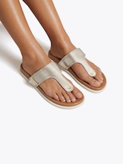 Carvela Gold Serena Sandals - Image 1 of 5