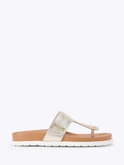 Carvela Gold Serena Sandals - Image 2 of 5