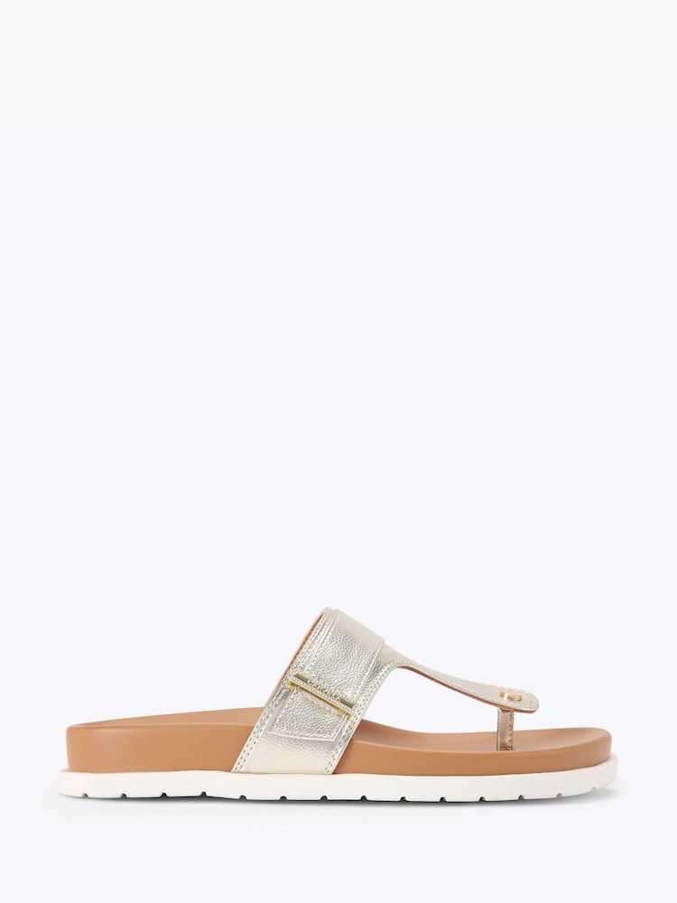 Carvela Gold Serena Sandals - Image 2 of 5
