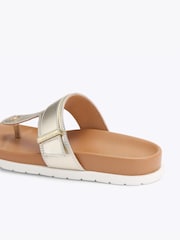 Carvela Gold Serena Sandals - Image 4 of 5