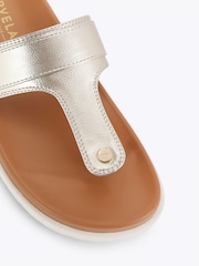 Carvela Gold Serena Sandals - Image 5 of 5