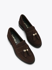 Carvela Dark Brown Lavoro Loafer Shoes - Image 3 of 5