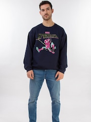 Brands In Blue Marvel Spider-Man Jump Sweat Top - Image 2 of 5