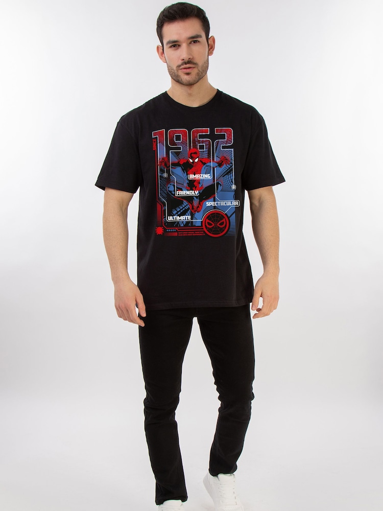 Brands In Black Marvel Spider-Man 1962 T-Shirt - Image 2 of 5 Brands In Black Marvel Spider-Man 1962 T-Shirt - Image 2 of 5