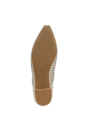 Vionic Gold Gracia Woven Regular Fit Arch Support Ballet Flats - Image 4 of 7