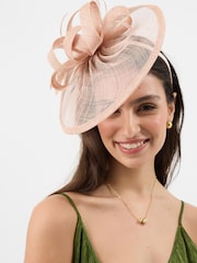Accessorize Bow Feather Disc Fascinator - Bild 3 von 3