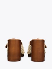 Steve Madden Brown Marlena Raffia Sandals - Image 3 of 4