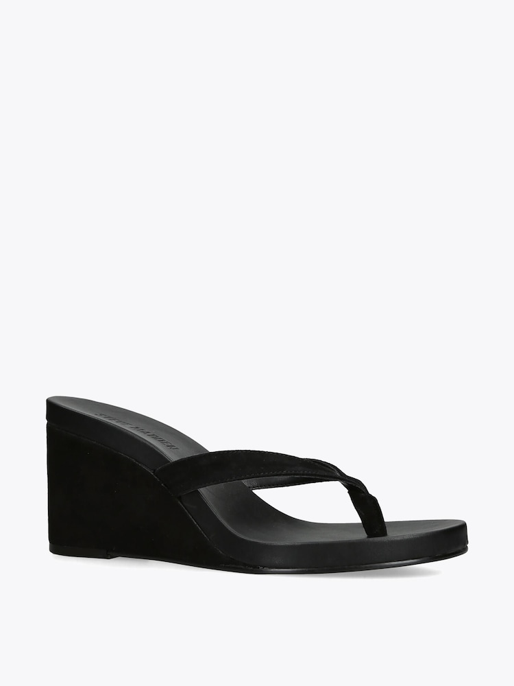 Steve Madden Black Playing Sandals - Image 2 of 4
