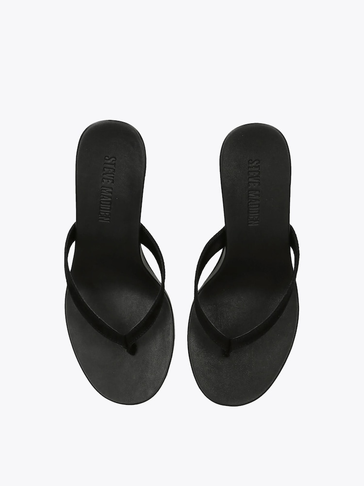 Steve Madden Black Playing Sandals - Image 4 of 4
