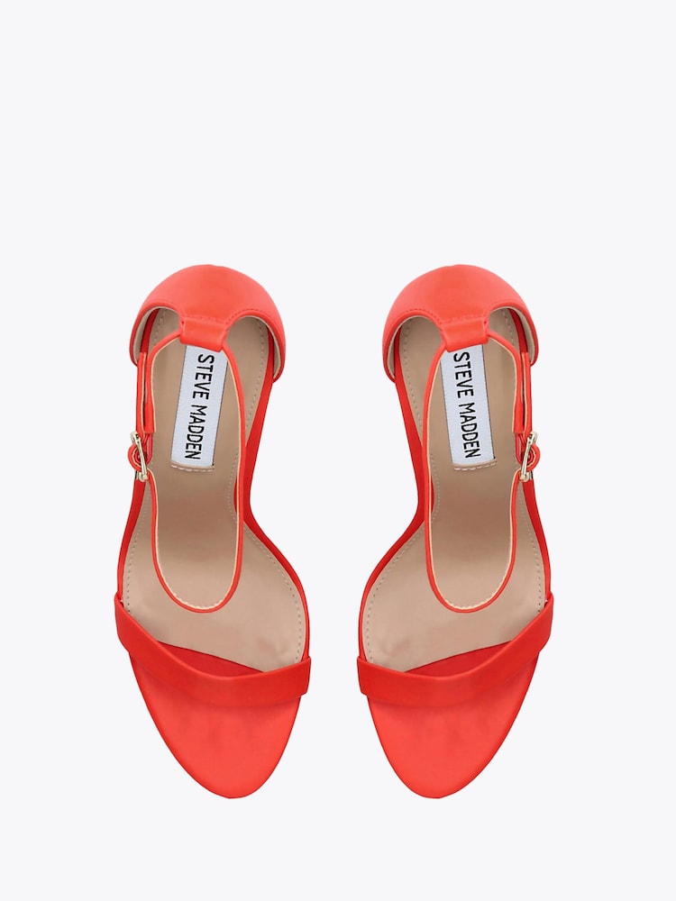 Steve Madden Orange Tecy Leather Sandals - Image 2 of 4 Steve Madden Orange Tecy Leather Sandals - Image 2 of 4