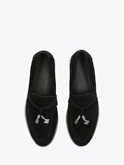 Steve Madden Black Portland Suede Loafers - Image 3 of 4