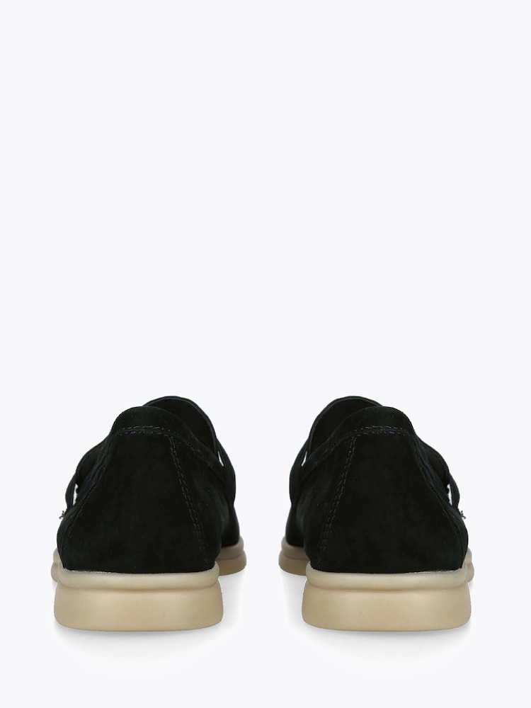 Steve Madden Black Portland Suede Loafers - Image 4 of 4