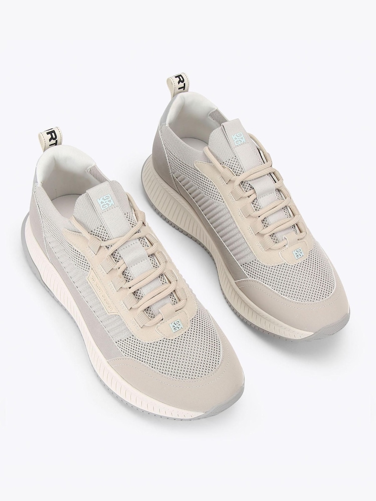 KG Kurt Geiger Light Grey Jasper Trainers - Image 2 of 4