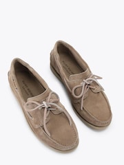 Kurt Geiger London Brown Somerville Boat Shoes - Image 2 of 4