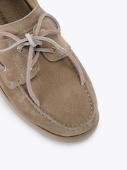 Kurt Geiger London Brown Somerville Boat Shoes - Image 4 of 4