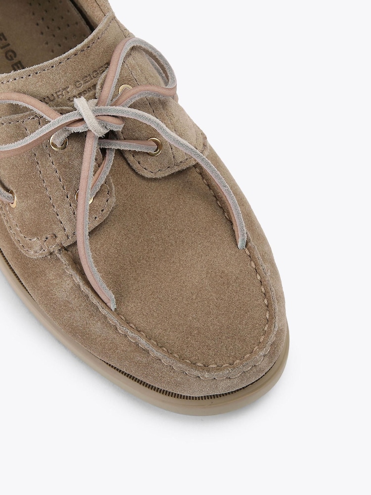 Kurt Geiger London Brown Somerville Boat Shoes - Image 4 of 4 Kurt Geiger London Brown Somerville Boat Shoes - Image 4 of 4