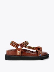 Kurt Geiger London Brown Orson Sandals - Image 1 of 4