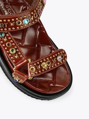 Kurt Geiger London Brown Orson Sandals - Image 3 of 4