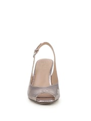 Naturalizer Silver Alexa Regular Fit Slingbacks Sandals - Image 4 of 7