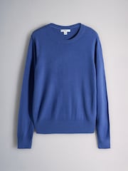 The Set 3 Pack Soft Knit Crew Neck Long Sleeve Jumpers Antique White/Nouvean Navy/Black - Image 7 of 10
