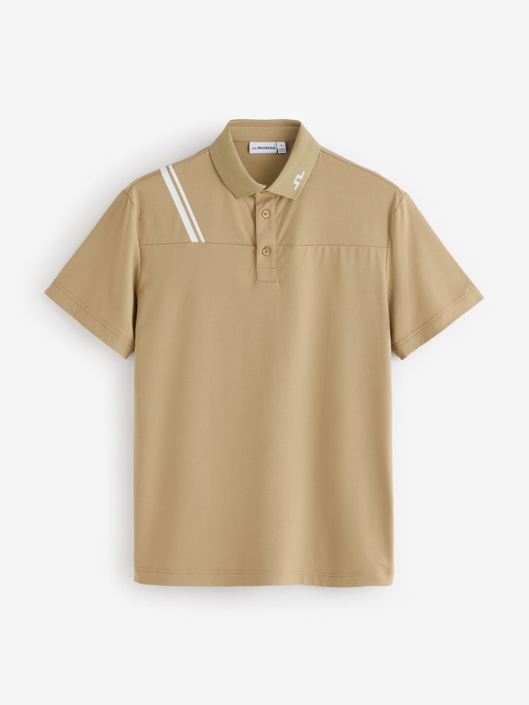J.Lindeberg Natural Fred Polo Shirt - Image 1 of 1