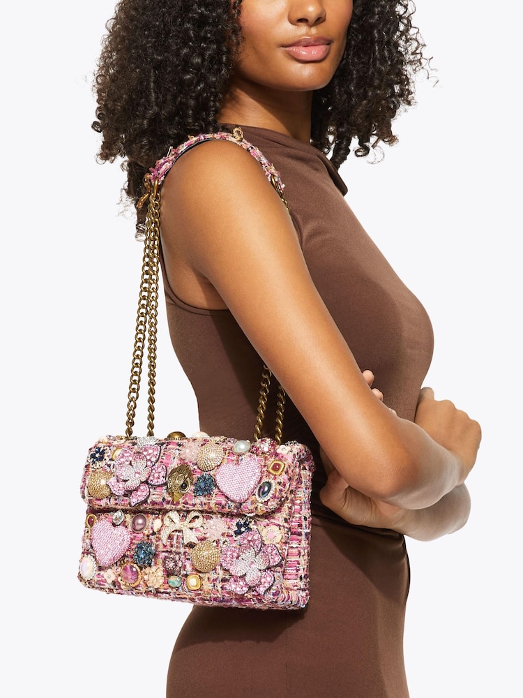 Kurt Geiger London Pink Medium Kensington Bag - Image 5 of 5